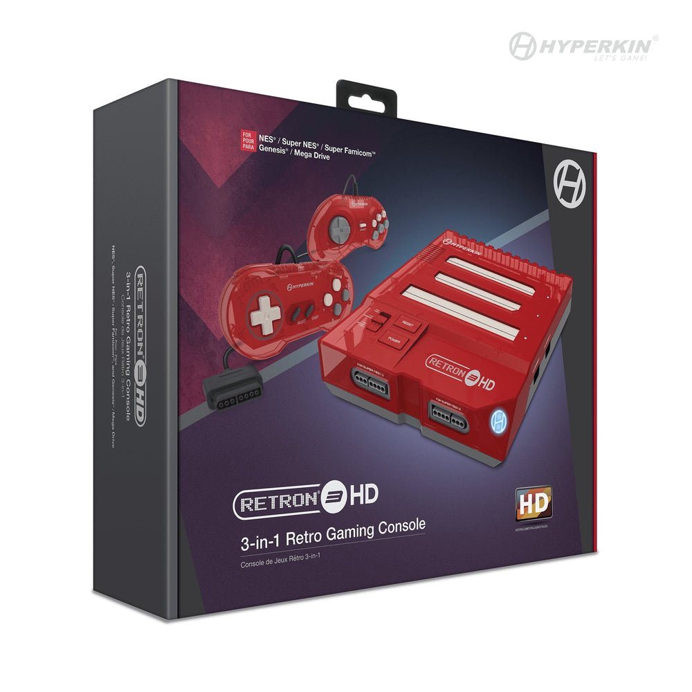 Hyperkin RetroN 3 HD 3-in-1 Retro Gaming Console - Jasper Red — Hyperkin Konsole bei Daddelhafen Hamburg